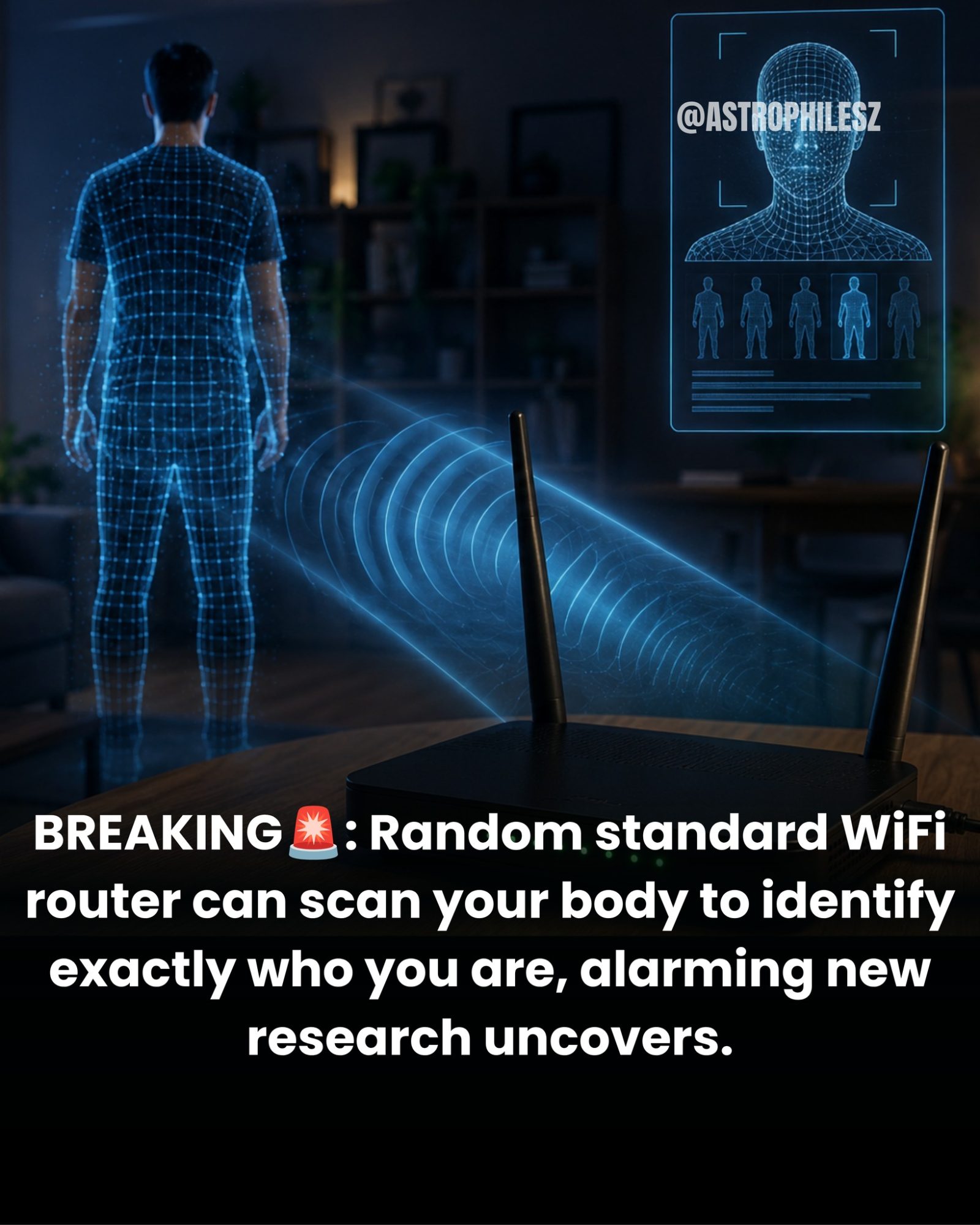 WiFi Routers Can Identify You by Body Shape and Movement