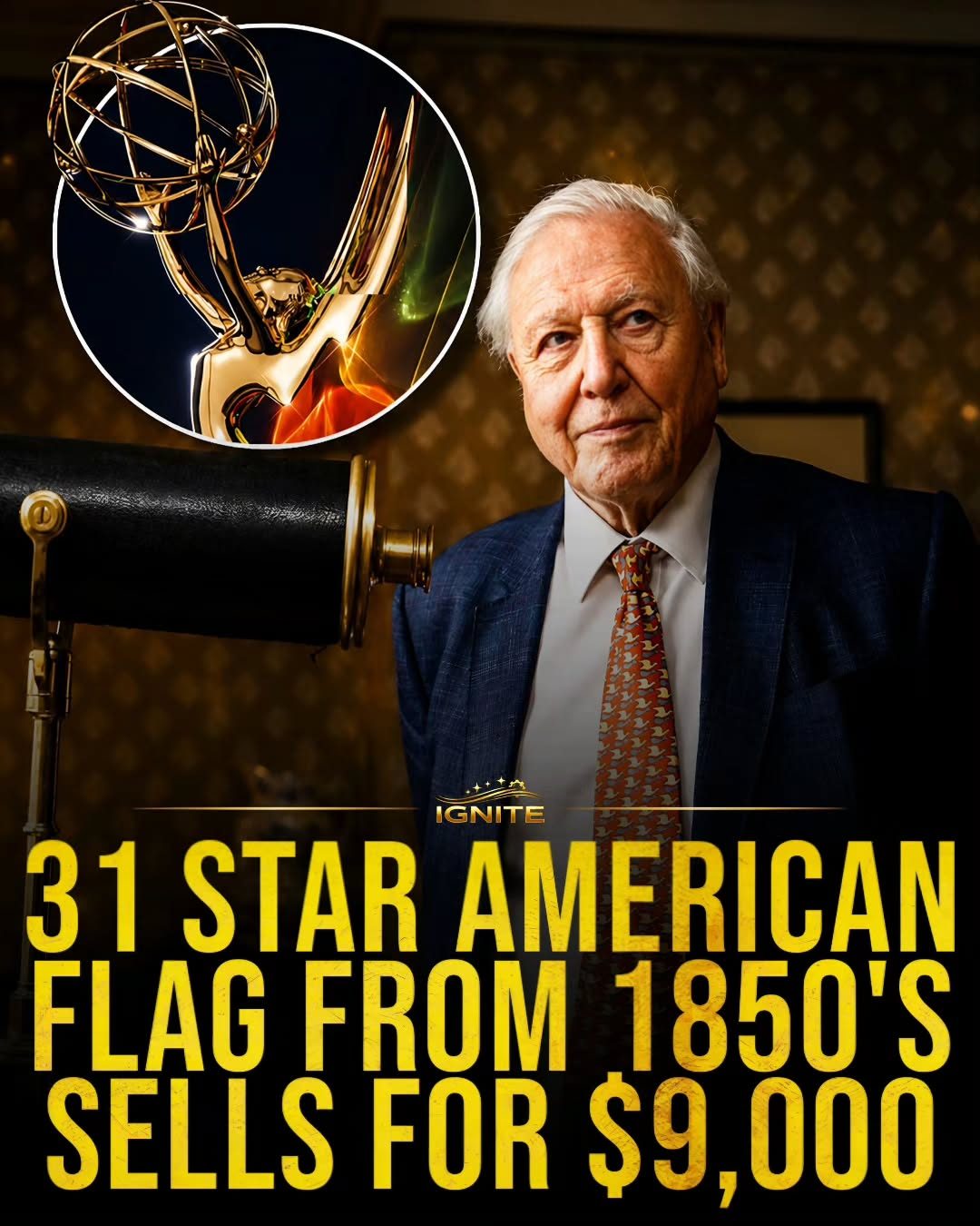 Rare 1850s 31-Star Flag Sells for $9,000 at Auction