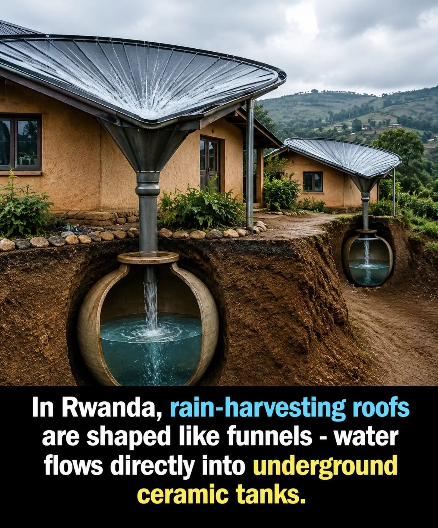 Innovative Rainwater Harvesting in Rwanda's Underground Tanks