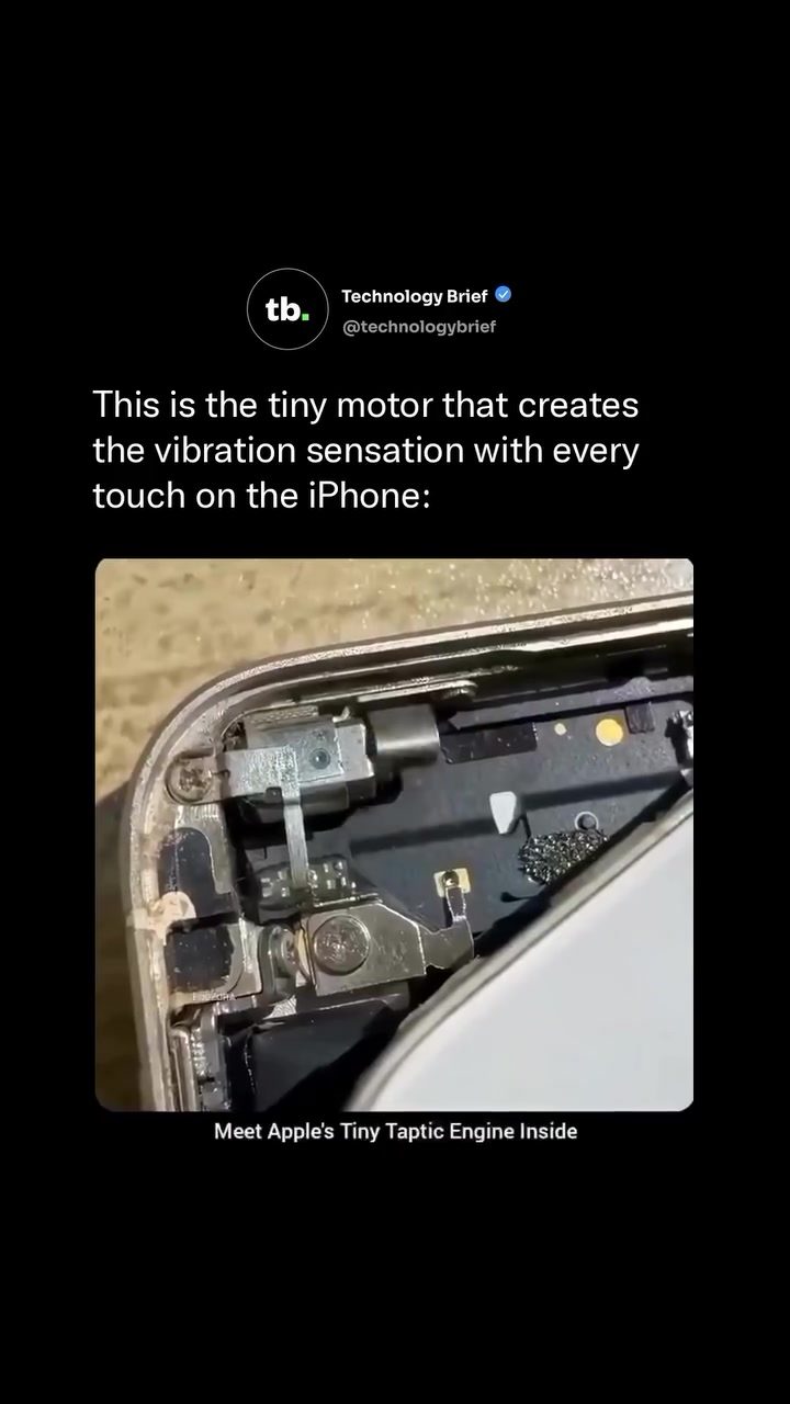 The Tiny Motor Behind iPhone's Precision Vibration