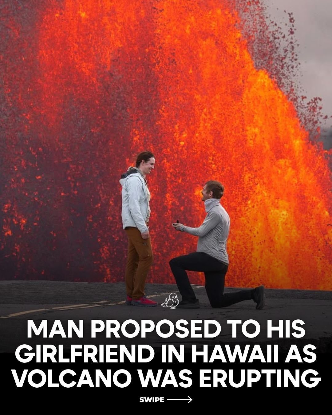 Couple Proposes Amid Kilauea Volcano Eruption in Hawaii