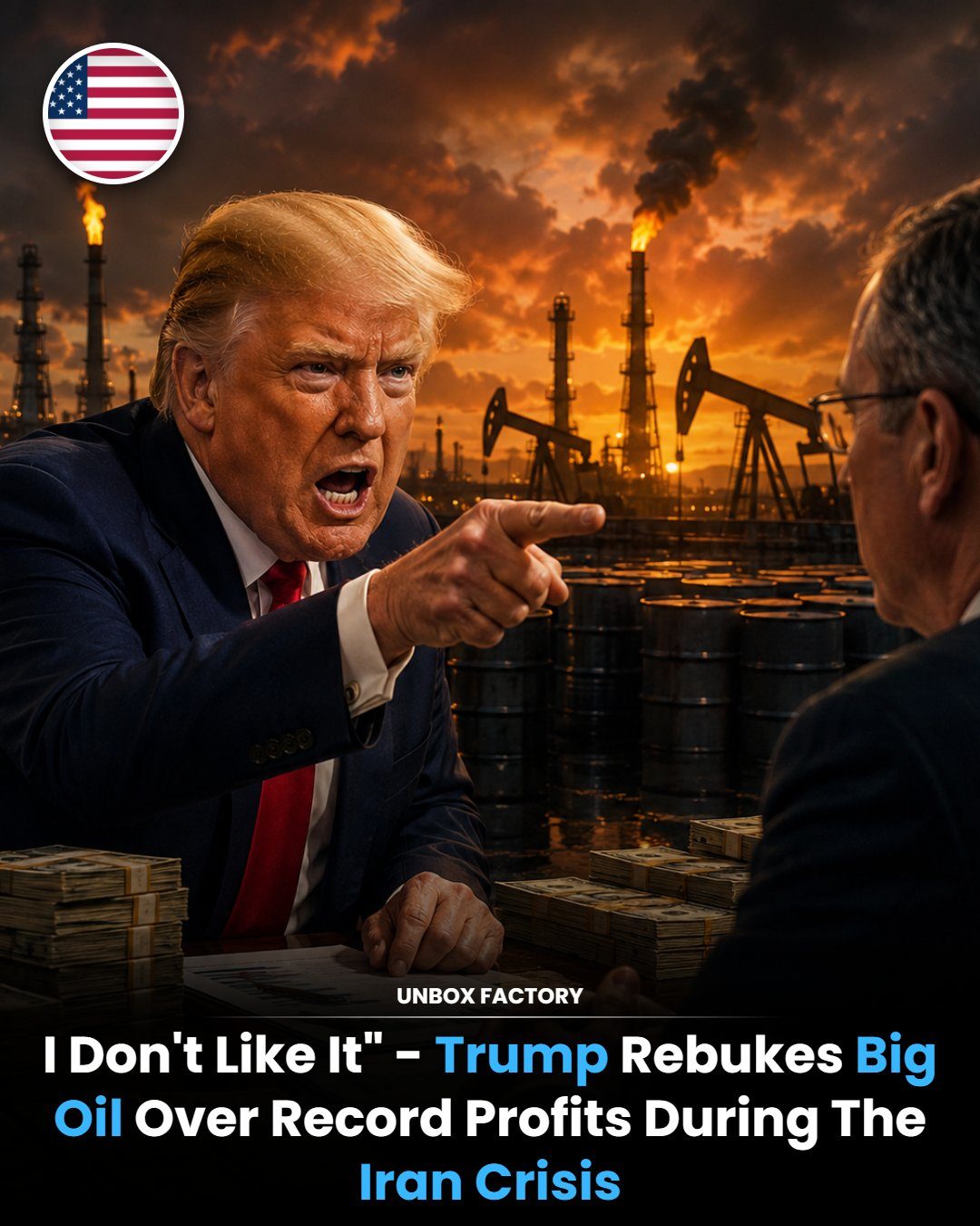 Trump Blasts Big Oil for Profits Amid Iran Crisis