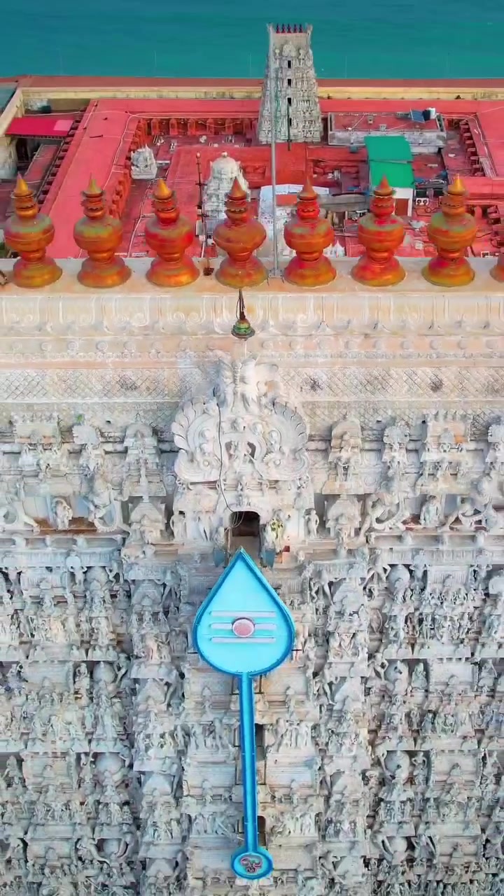 Hindu Temple Gopuram Architecture in South India