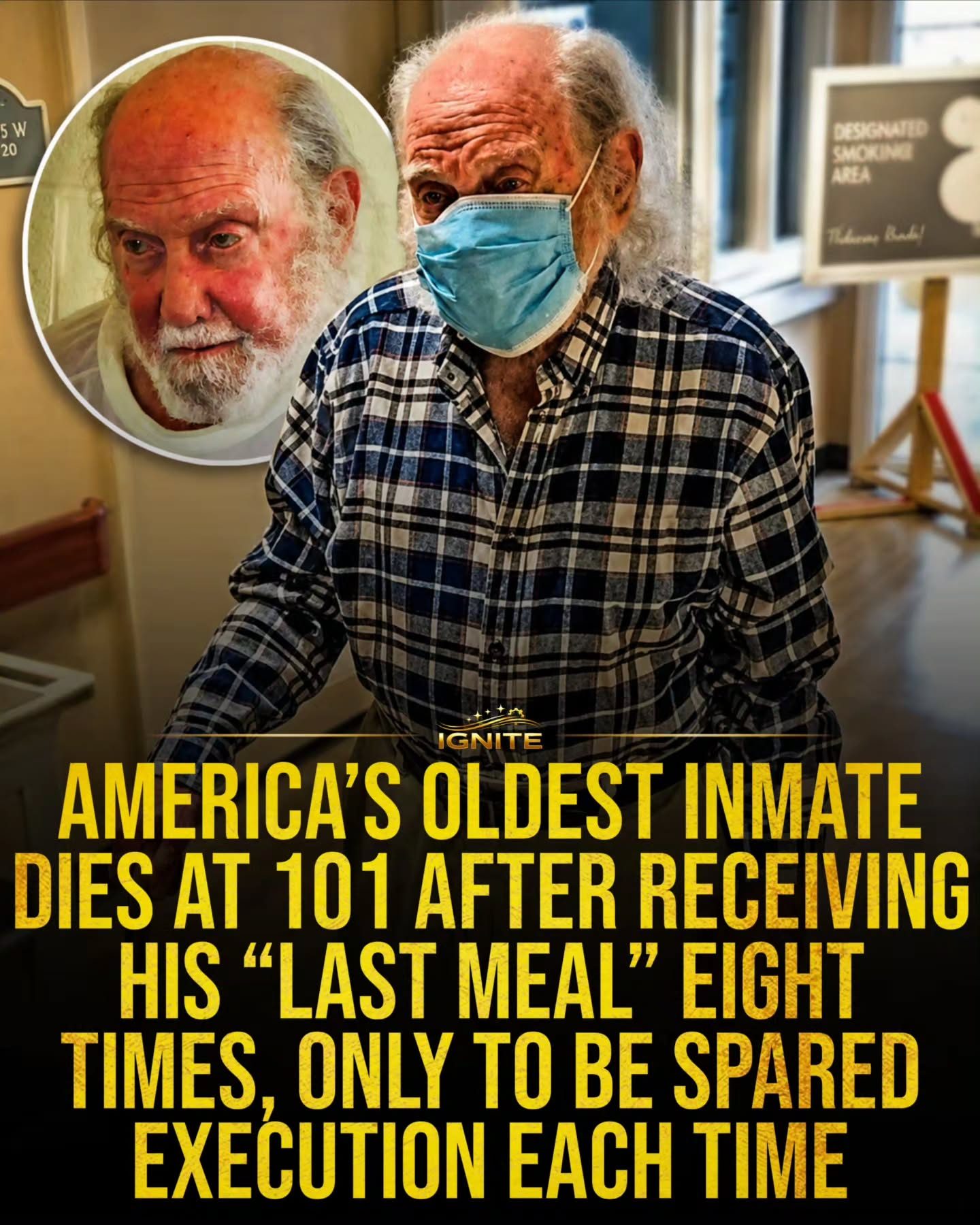 America's Oldest Inmate Dies at 101 After Eight Last Meals