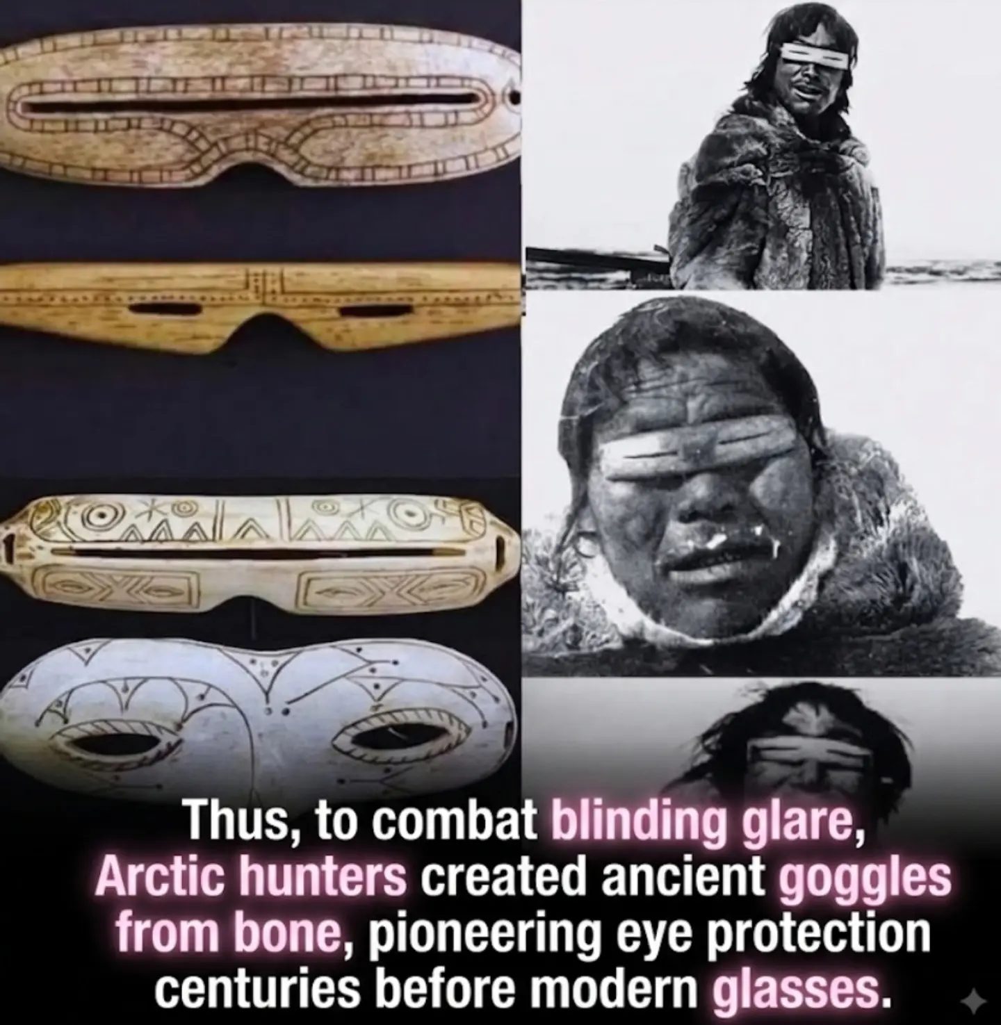 Arctic Hunters' Inventive Ancient Eye Protection
