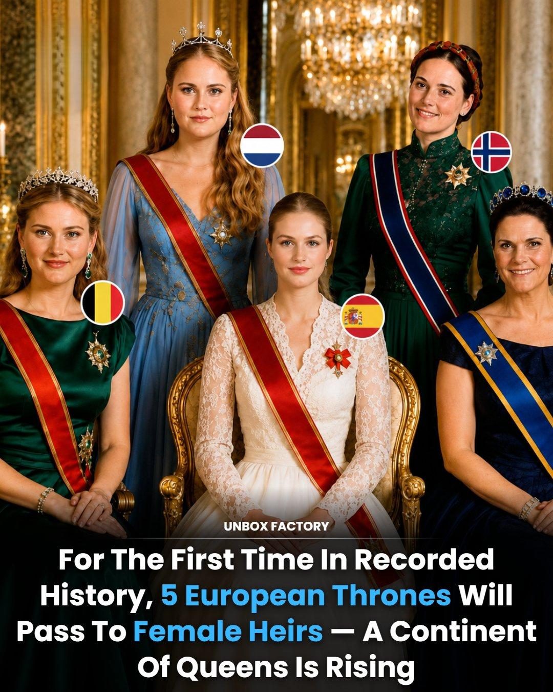 Five European Monarchies Prepare for Female Succession