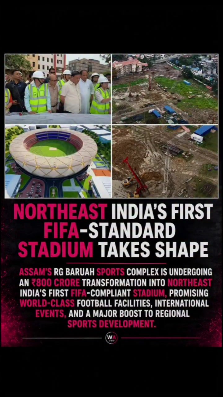 New Era for Assam: First FIFA-Standard Stadium in Northeast India