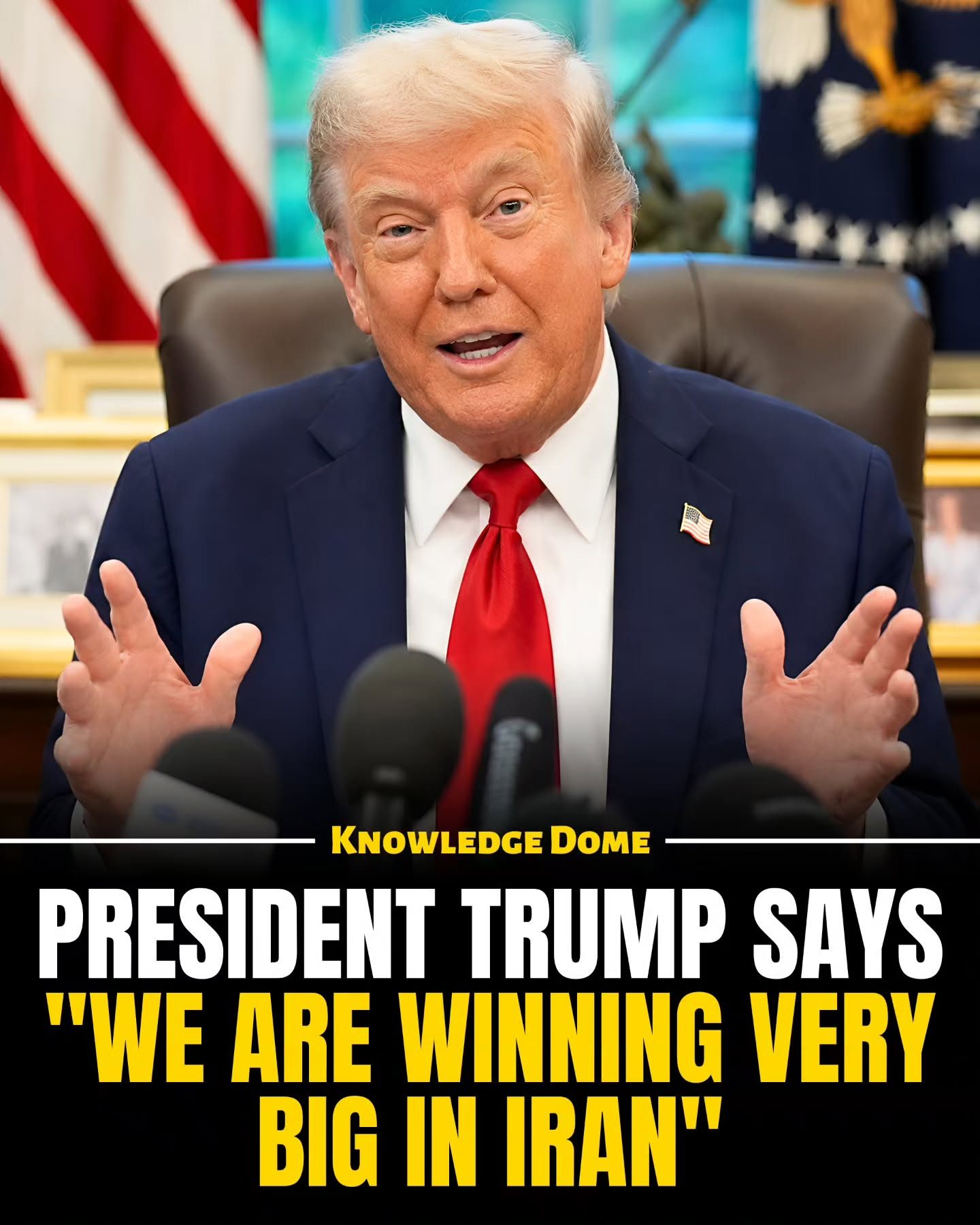 Trump Confident: U.S. Winning Big in Iran