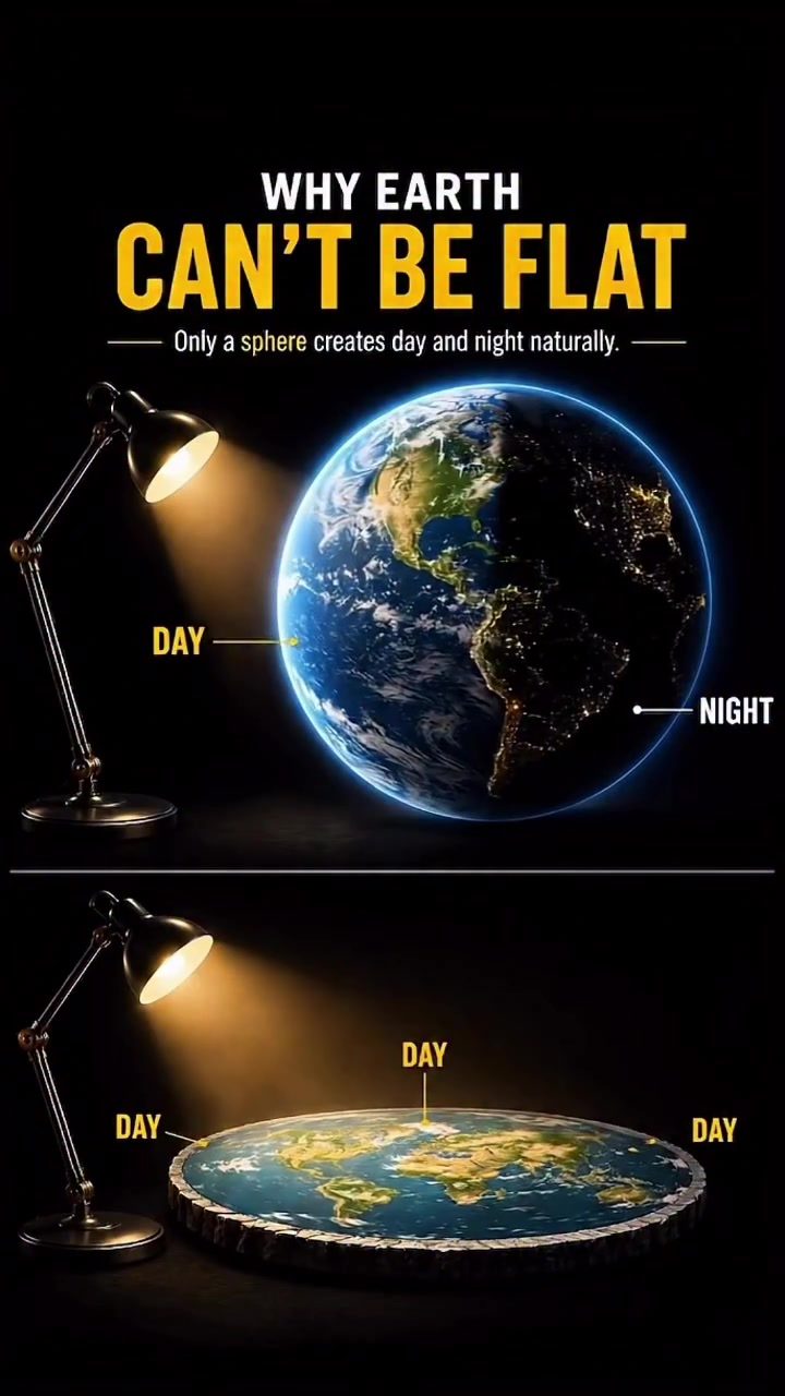 Earth Shape: Why Sphere Creates Day and Night