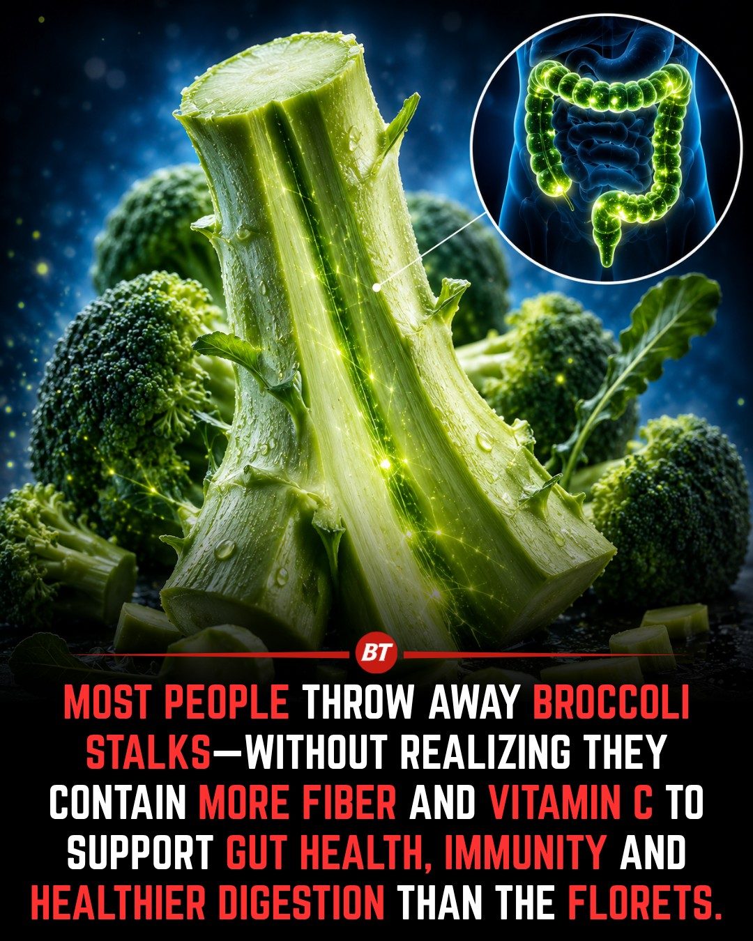 Nutritional Power of Broccoli Stalks: Why You Shouldn't Skip Them