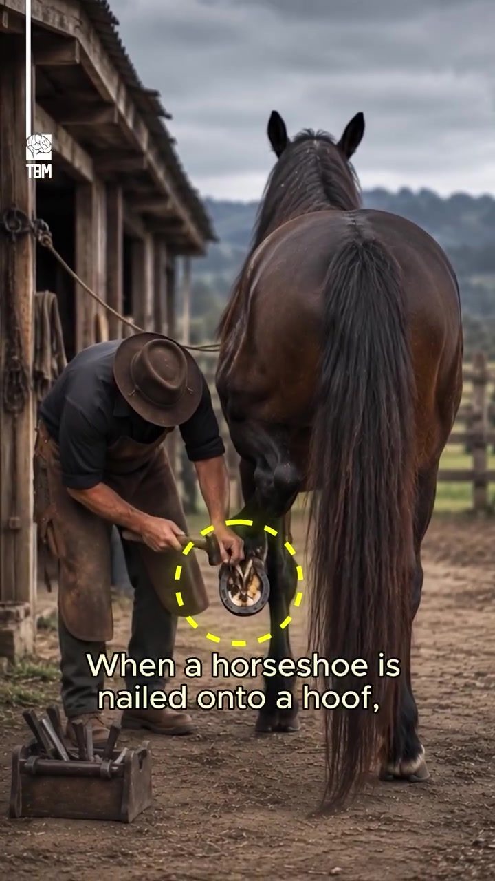Why Horseshoe Nails Don't Hurt Horses