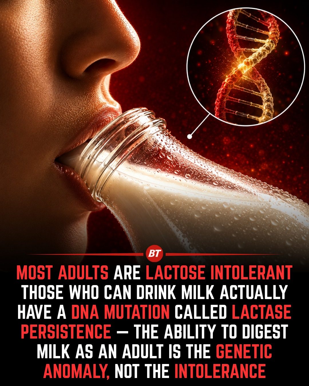 The Genetic Reason Behind Lactose Intolerance