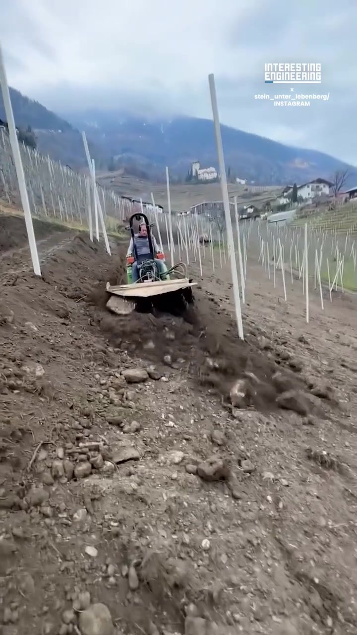 Steep Vineyard Tractor: Precision Soil Work You Need to See