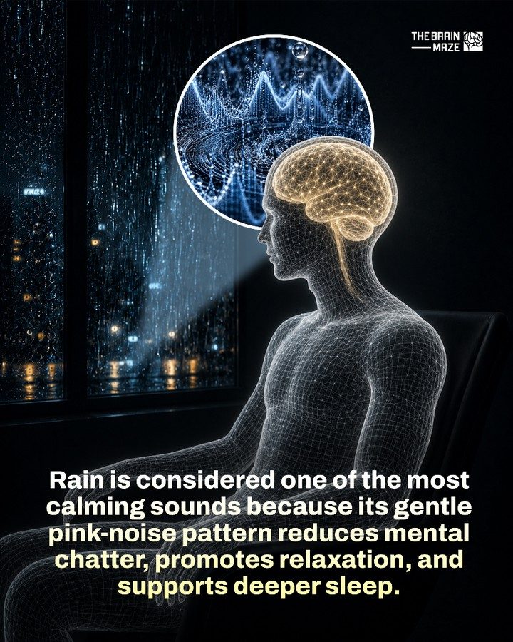 The Power of Pink Noise: How Rain Sounds Calm the Brain