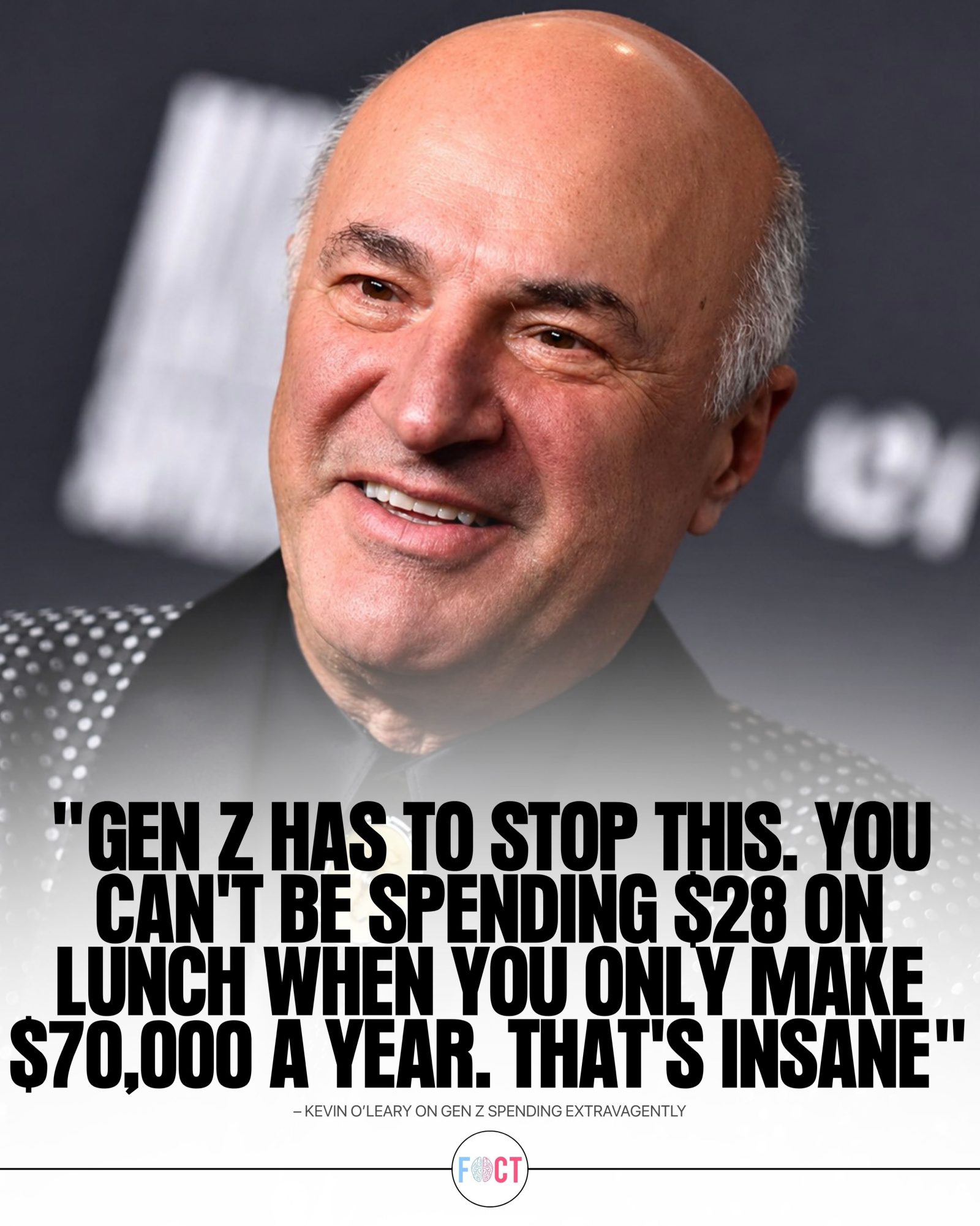 Kevin O'Leary Challenges Gen Z to Reconsider $28 Lunches