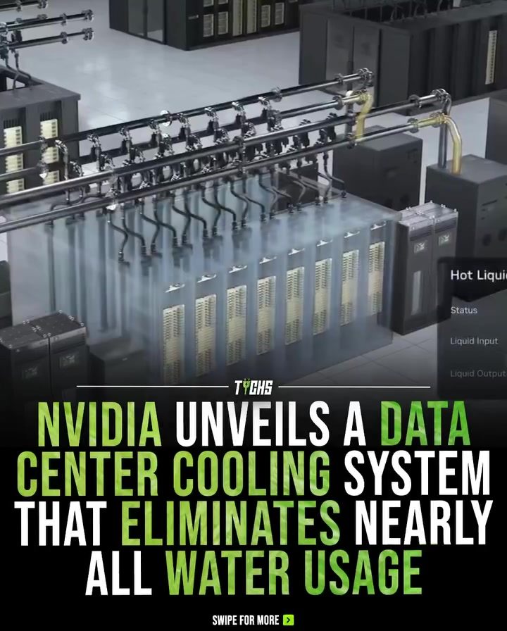 NVIDIA's New Water-Efficient Data Center Cooling Solution
