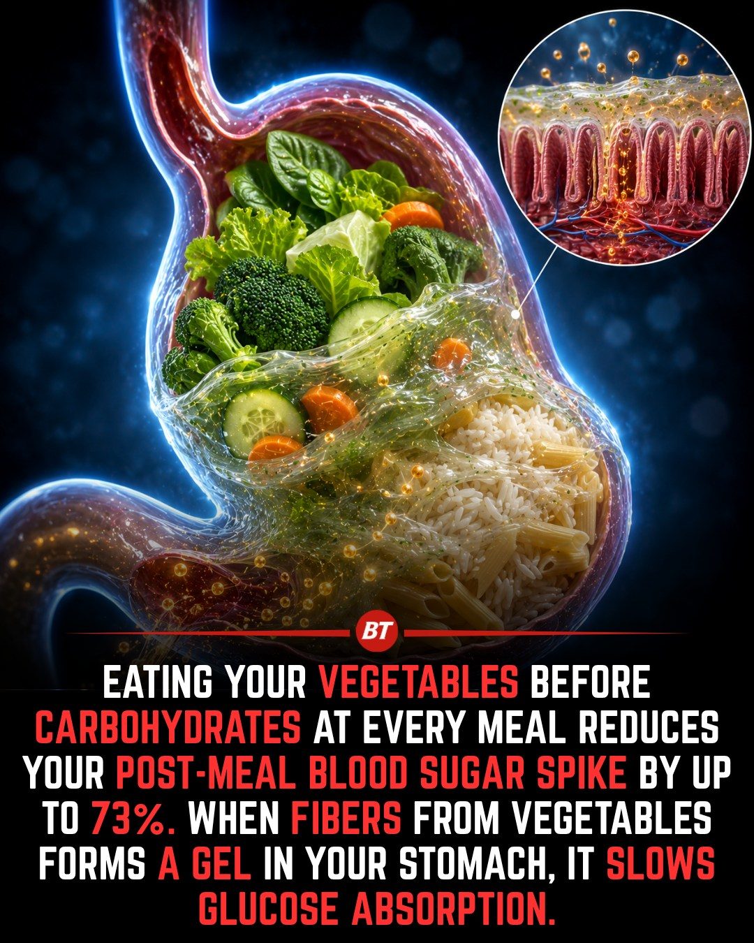 Eat Vegetables First: Reduce Post-Meal Blood Sugar Spikes