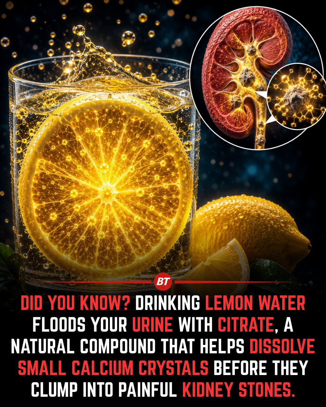 Lemon Water: Natural Remedy for Kidney Stone Prevention