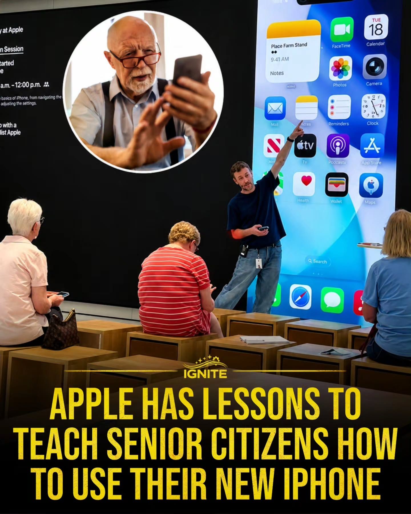 iPhone Tutorials for Seniors: Mastering the Basics at Apple Stores