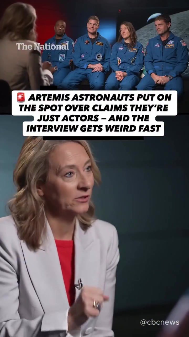 Artemis Astronauts Address Online Theories in Unusual Interview