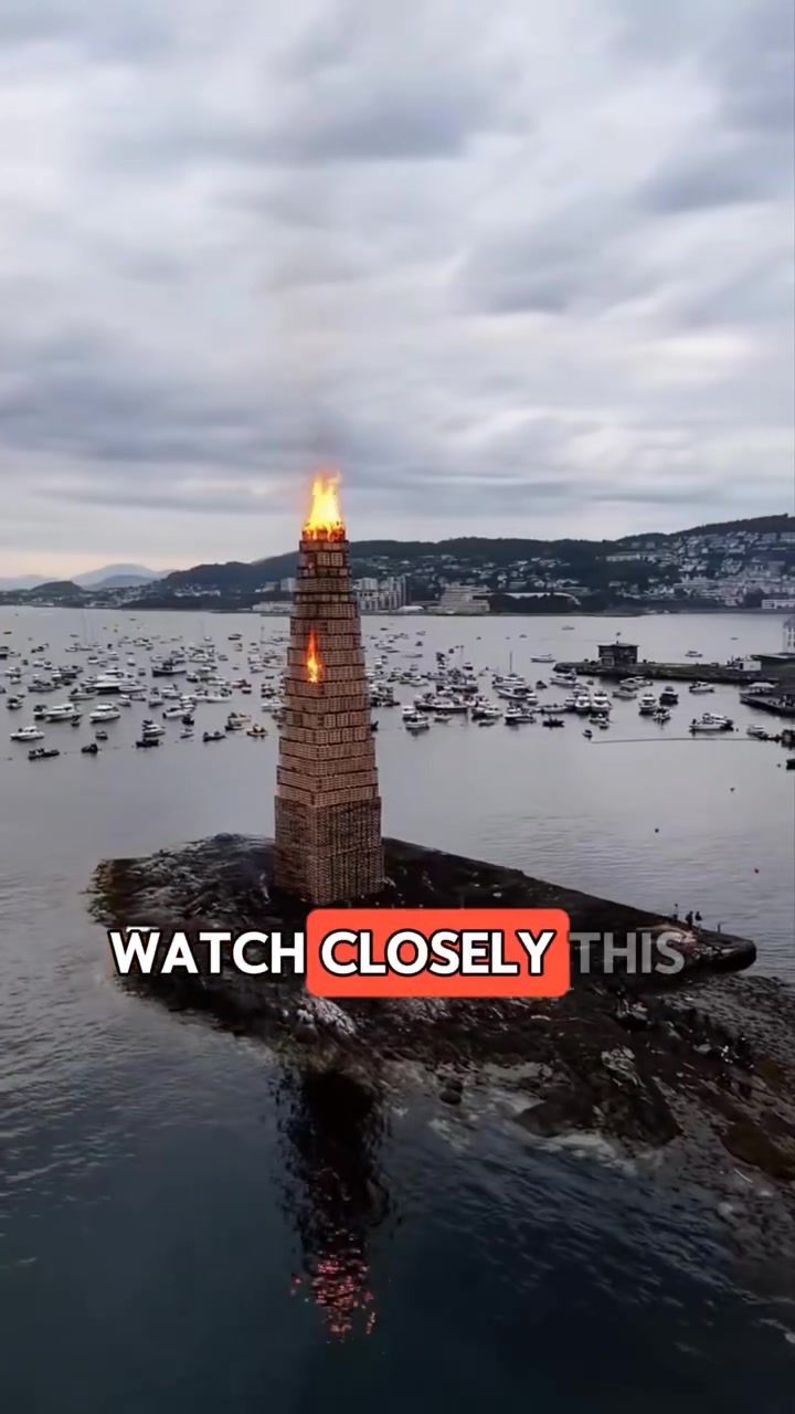 The Norwegian Midsummer Bonfire Tower: Tradition and Fire