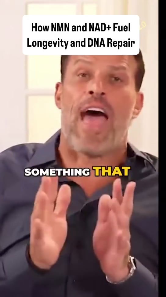 Tony Robbins: NMN and NAD+ for Longevity and DNA Repair