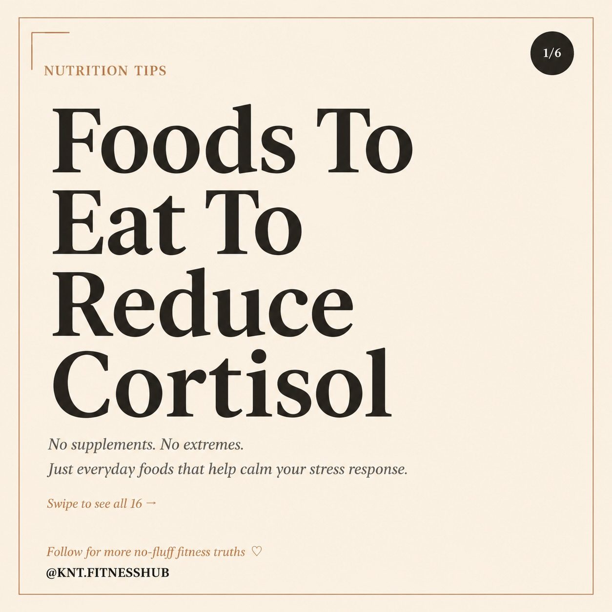 ### Natural Foods to Lower Cortisol Levels