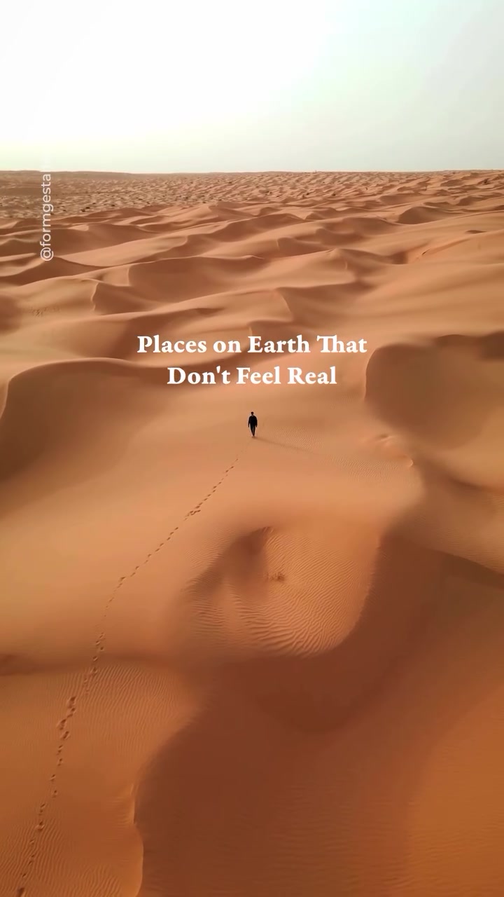 Sahara Desert Landscapes in Tunisia and Egypt