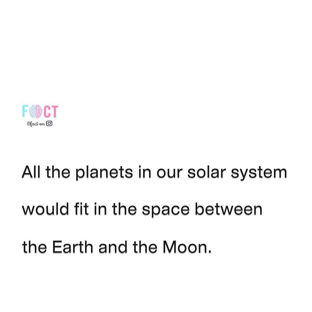 Amazing Fact: All Planets Fit Between Earth and Moon