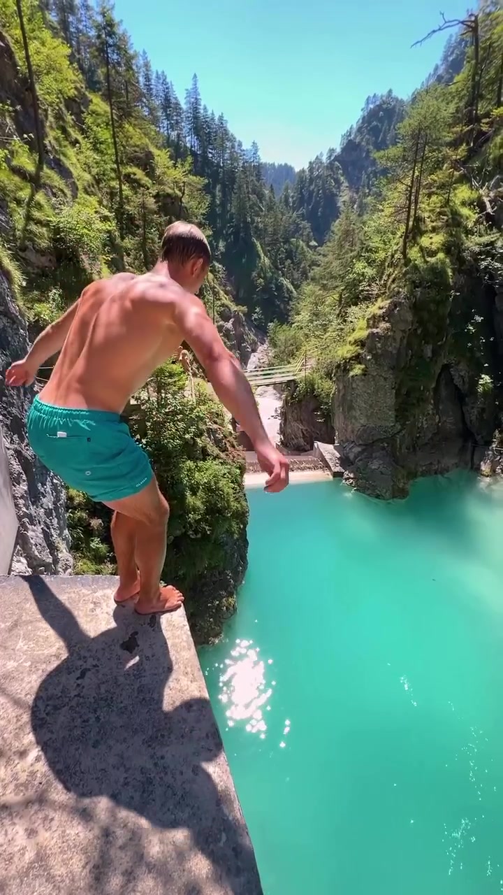 Cliff Jumping in Vomp, Austria: Simi Brunner's Adventure