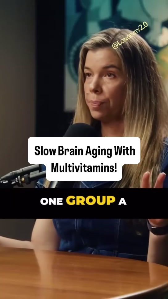 Dr. Rhonda Patrick Discusses How Multivitamins Can Slow Brain Aging