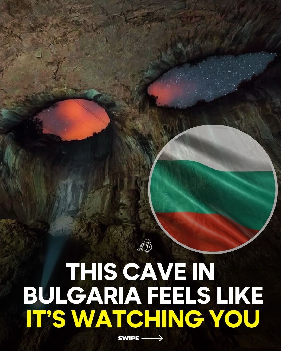 Exploring the Eyes of God Cave in Bulgaria's Rhodope Mountains