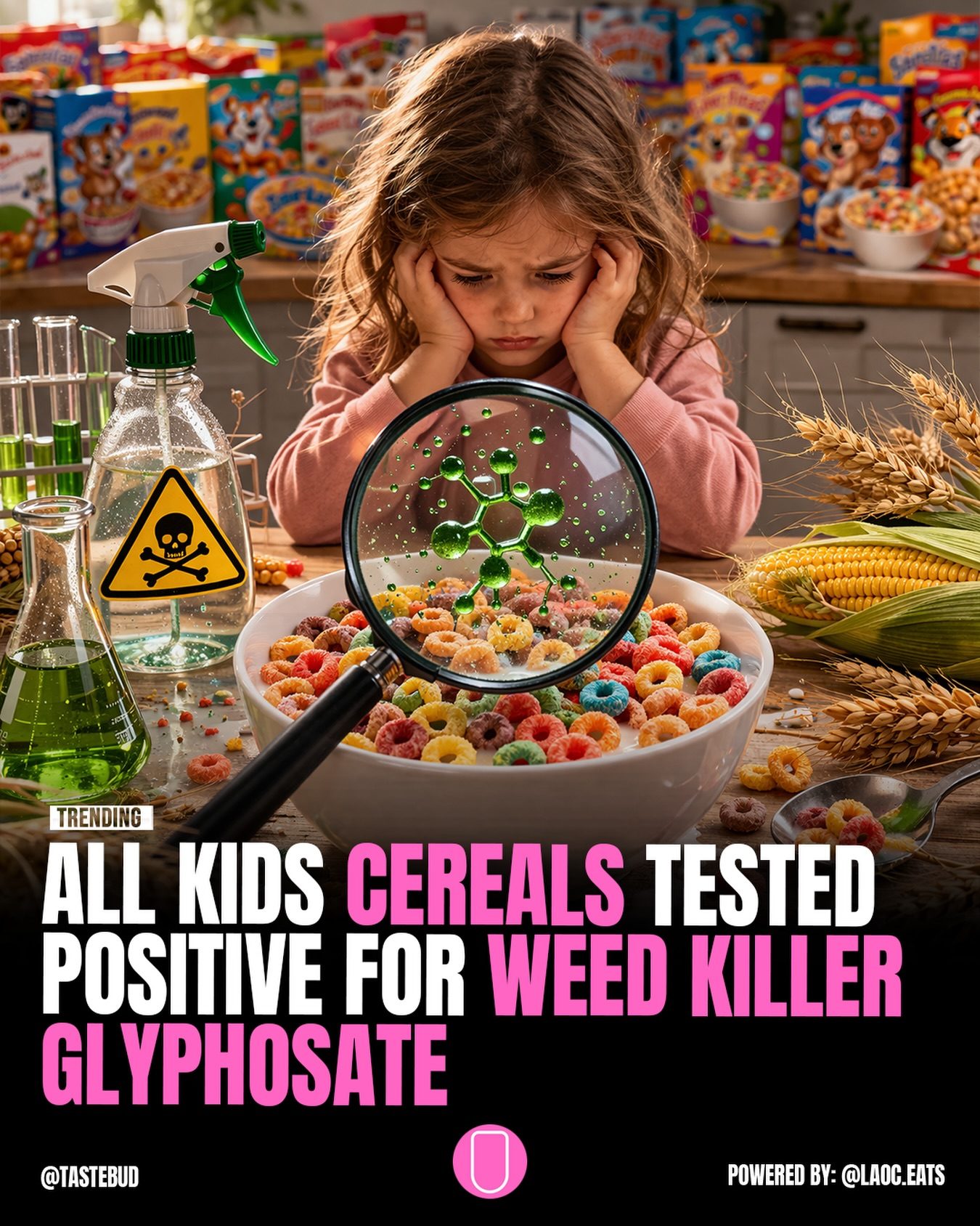 Glyphosate Found in Most Popular Kids' Cereals, Study Finds