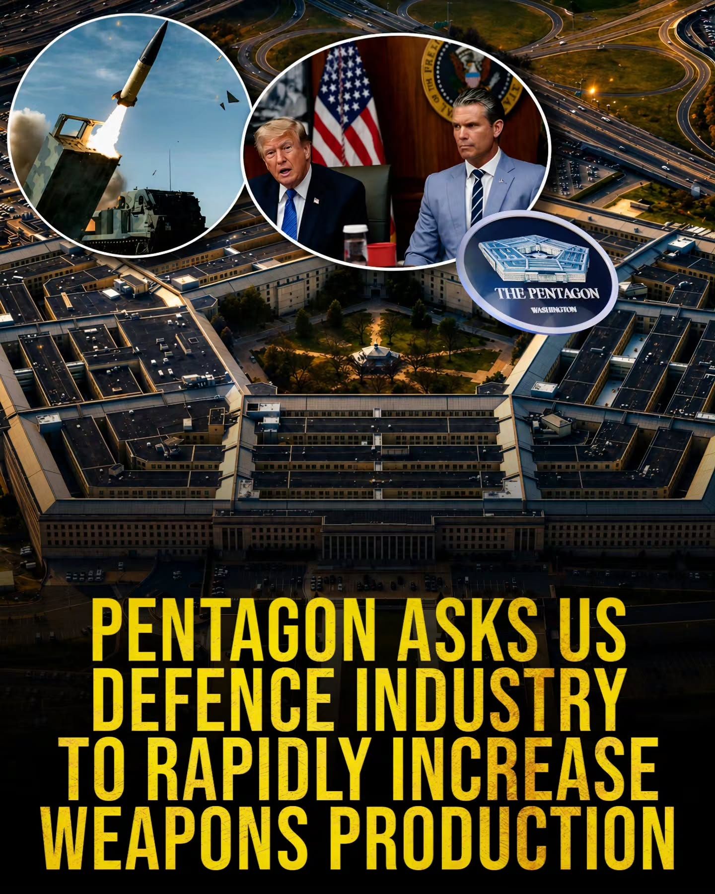 Pentagon's Urgent Call: Boost Weapons Production Amid Iran War