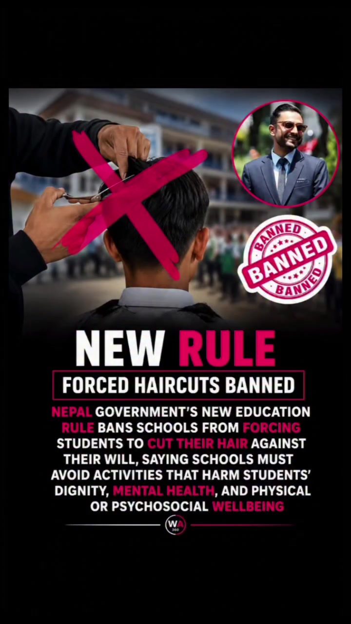 Nepal's New Rule: Schools Ban Forced Haircuts for Student Wellbeing