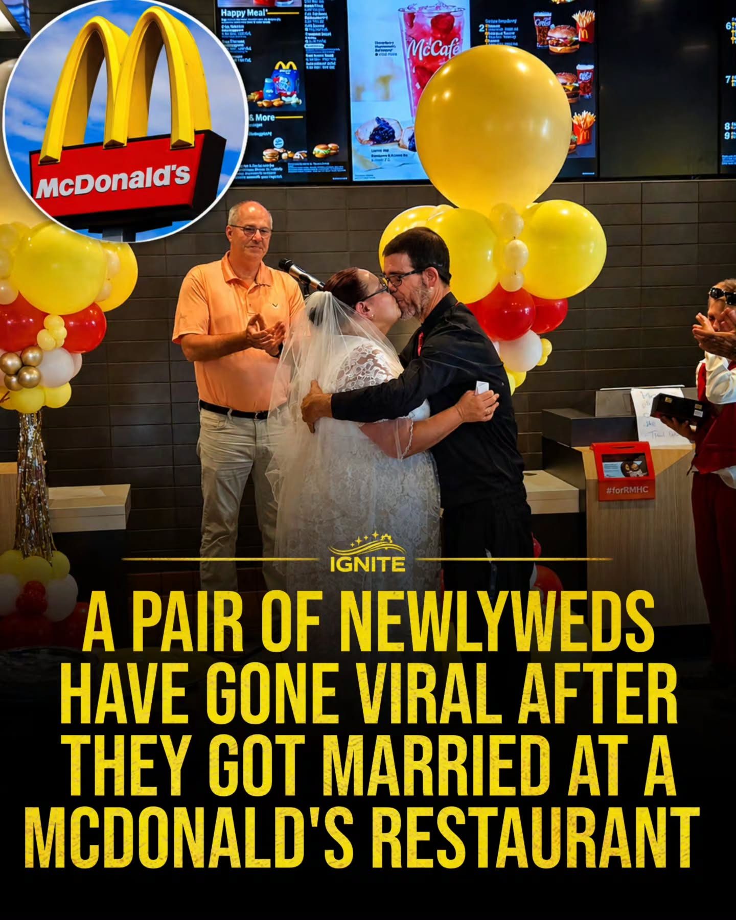 McDonald's Wedding: Couple Ties the Knot at Their Workplace