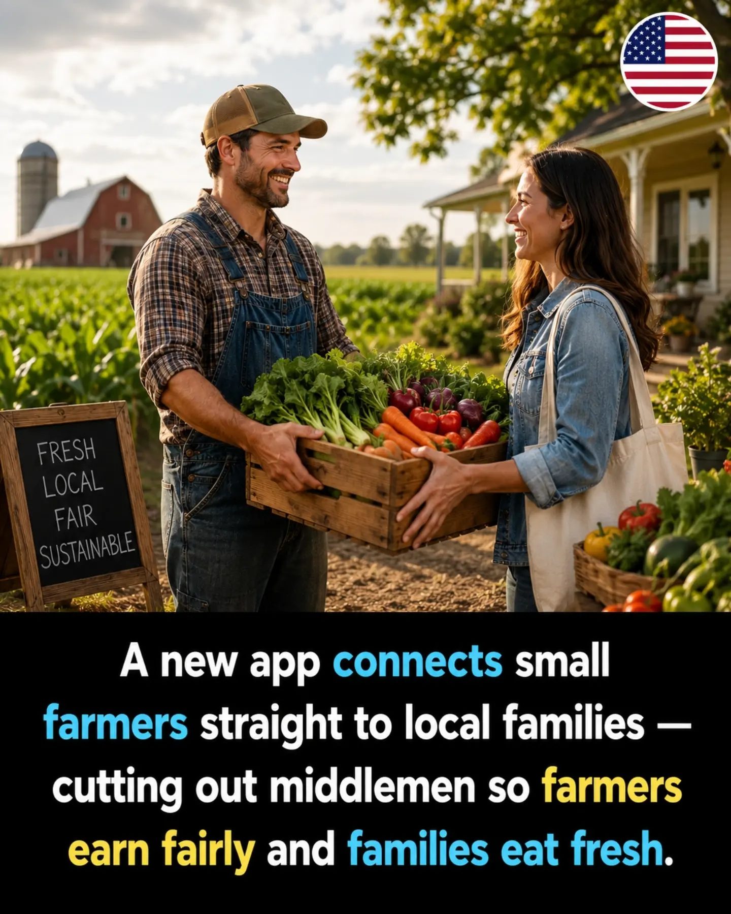 How a New App Connects Farmers Directly to Local Families