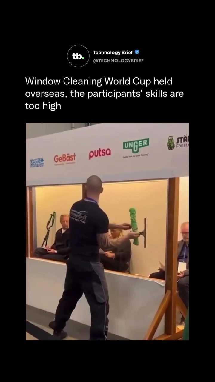 Sweden's Thrilling Window Cleaning Championship