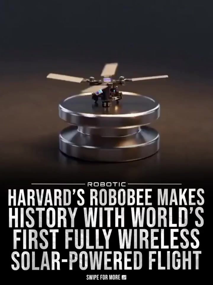 Harvard's RoboBee: Historic Solar-Powered Flight