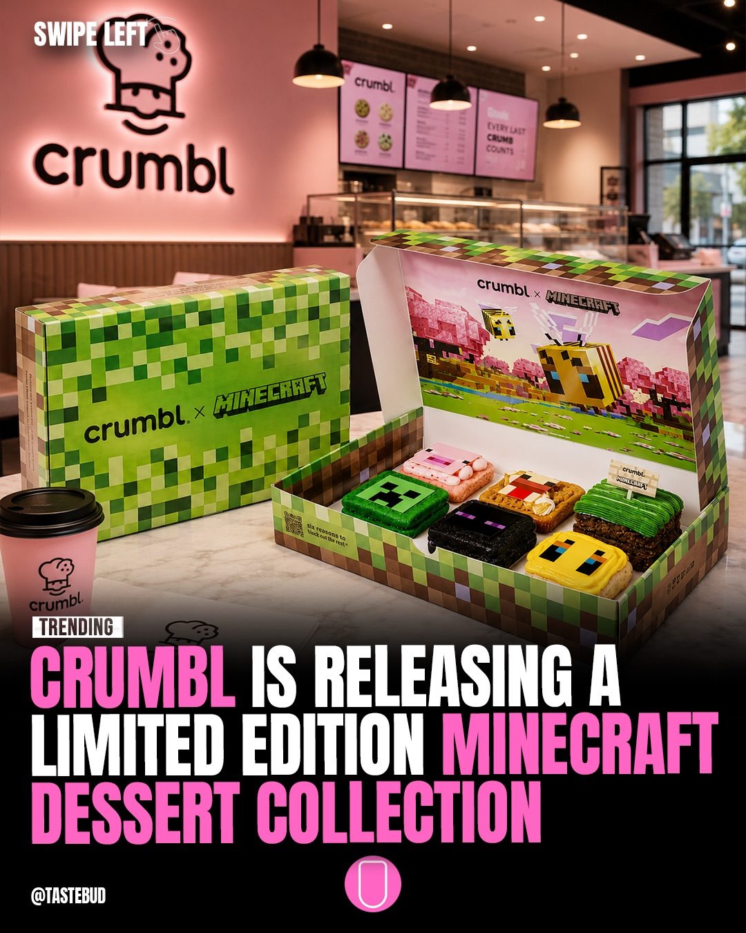 Crumbl's Minecraft Dessert Collection: Limited Edition