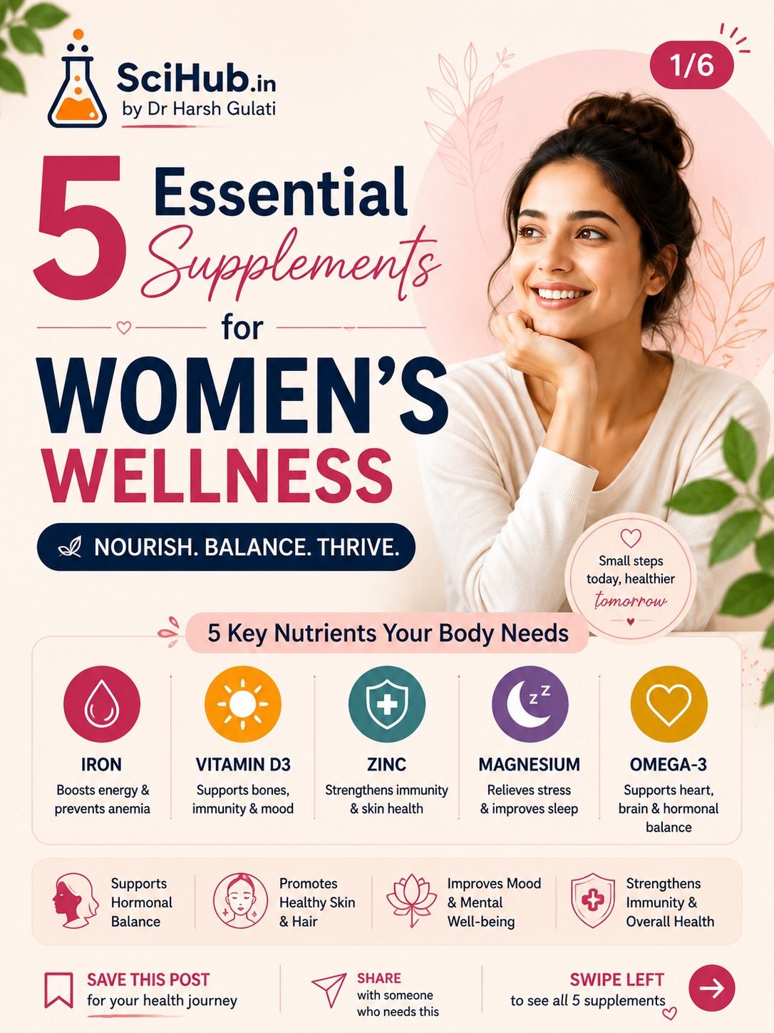 5 Key Supplements for Women's Optimal Health