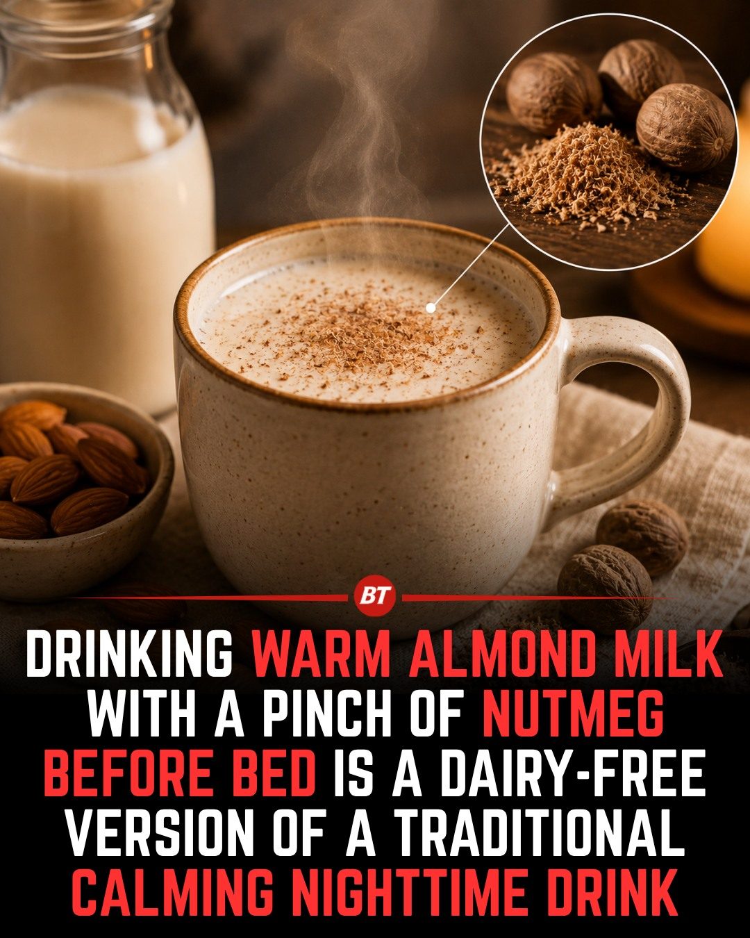 Relax with Warm Almond Milk: Perfect Dairy-Free Bedtime Drink