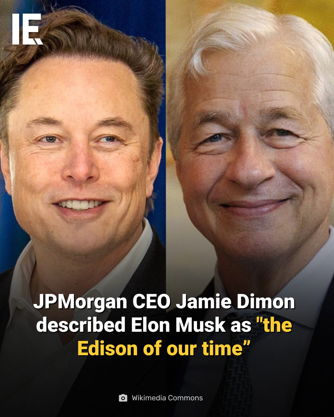 Jamie Dimon Compares Elon Musk to Thomas Edison at SpaceX IPO
