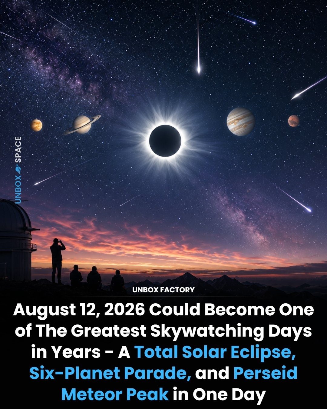 **Rare Celestial Trifecta: Eclipse, Planets, and Perseid Peak in 2026**