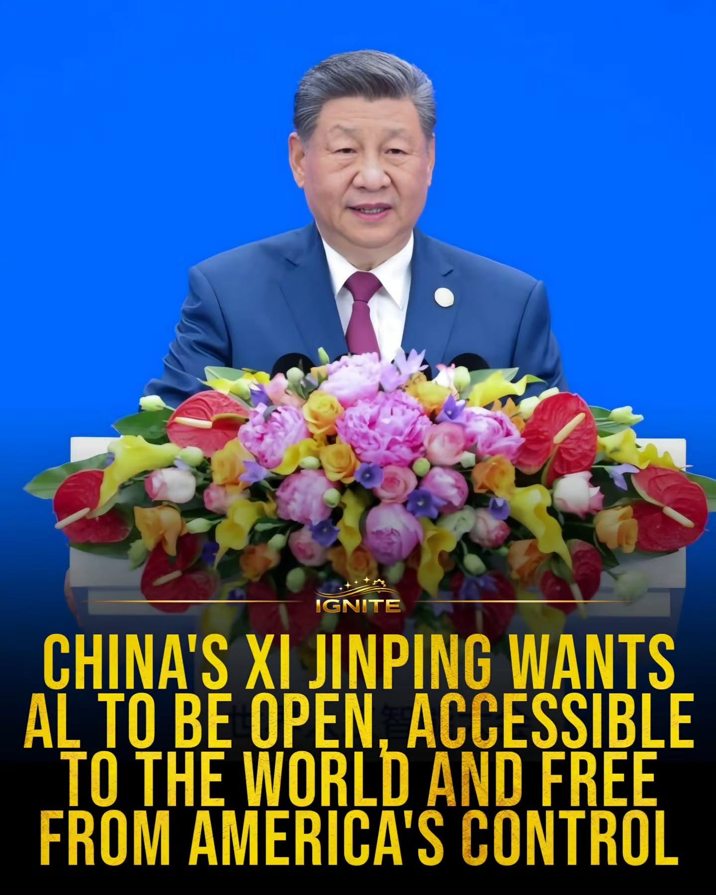 Xi Jinping's Call for an Open, Accessible Global AI