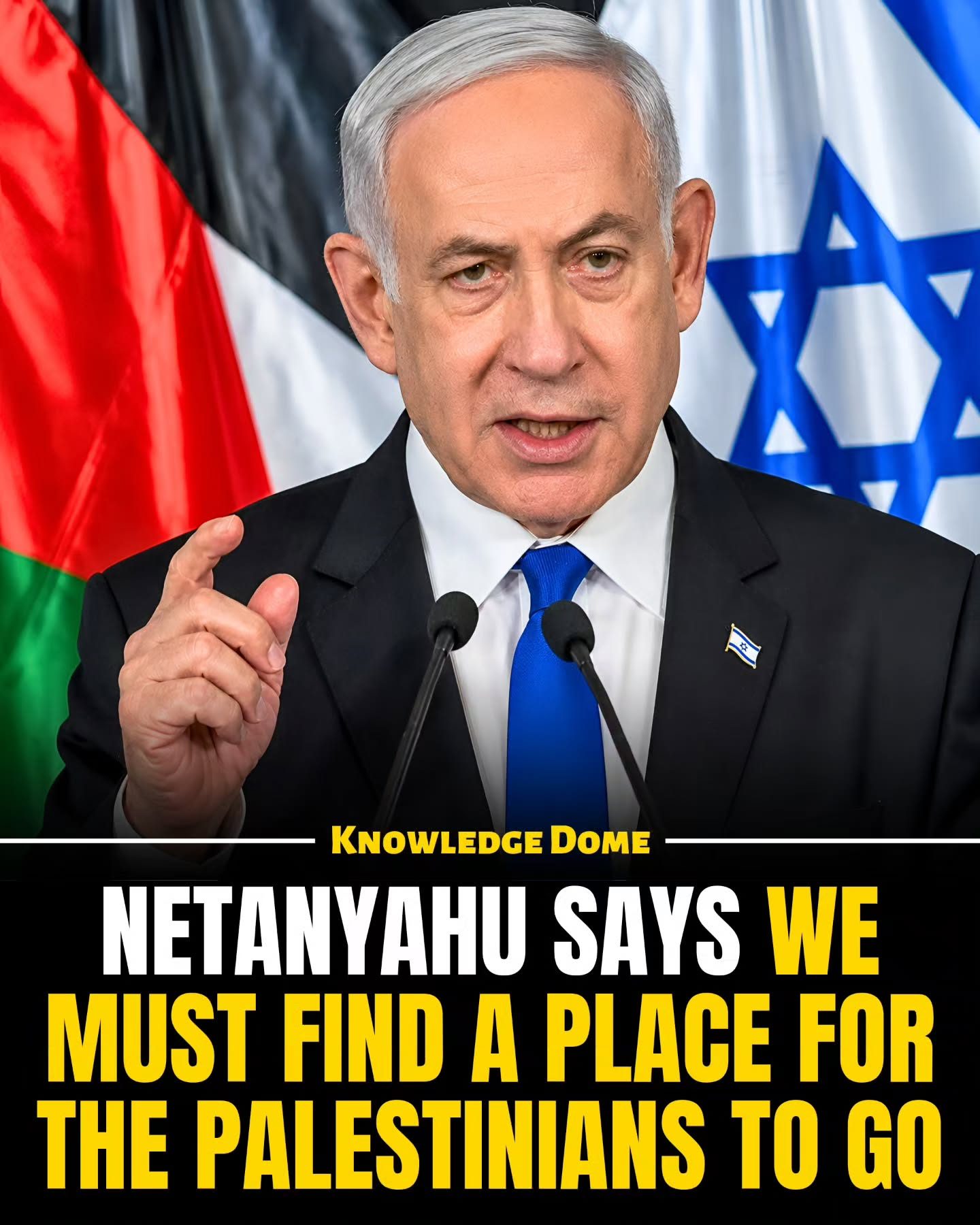 **Netanyahu's Plan to Resettle Palestinians Fuels Controversy**