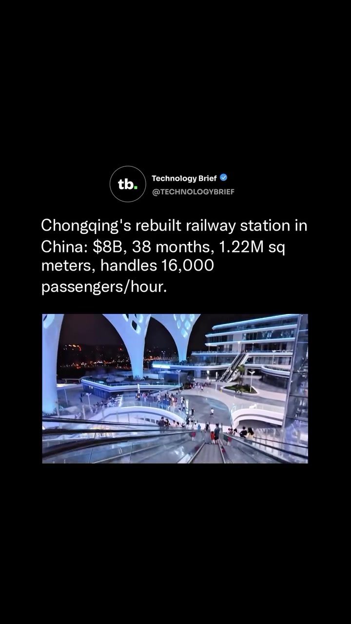 Chongqing's Massive Railway Station: A $8 Billion Marvel