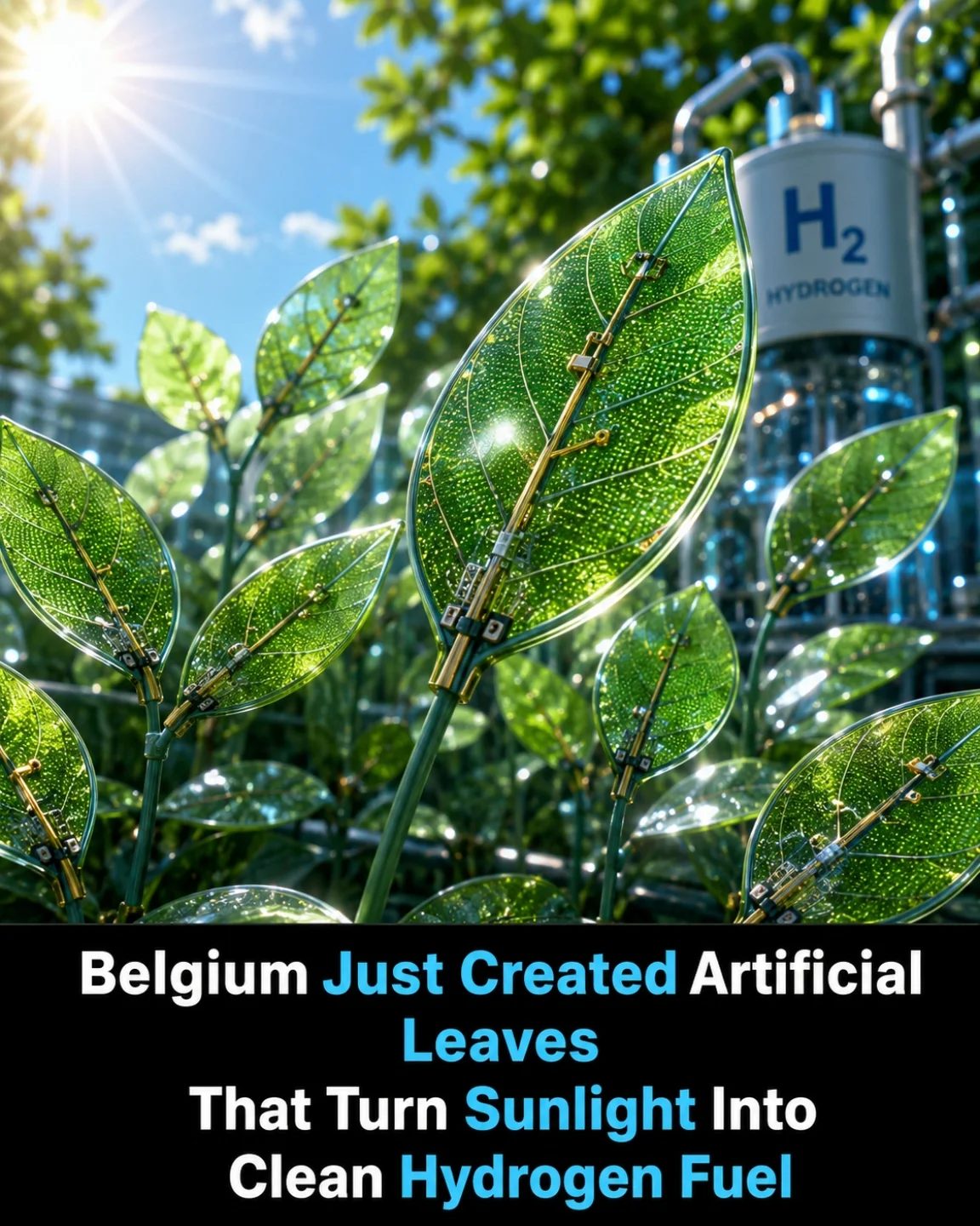 Belgium's Artificial Leaves Convert Sunlight into Hydrogen Fuel