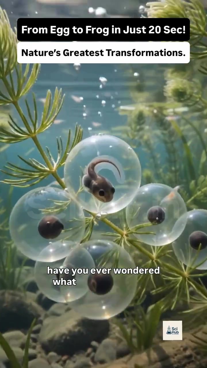 Frog's Metamorphosis: From Egg to Adult in 20 Sec