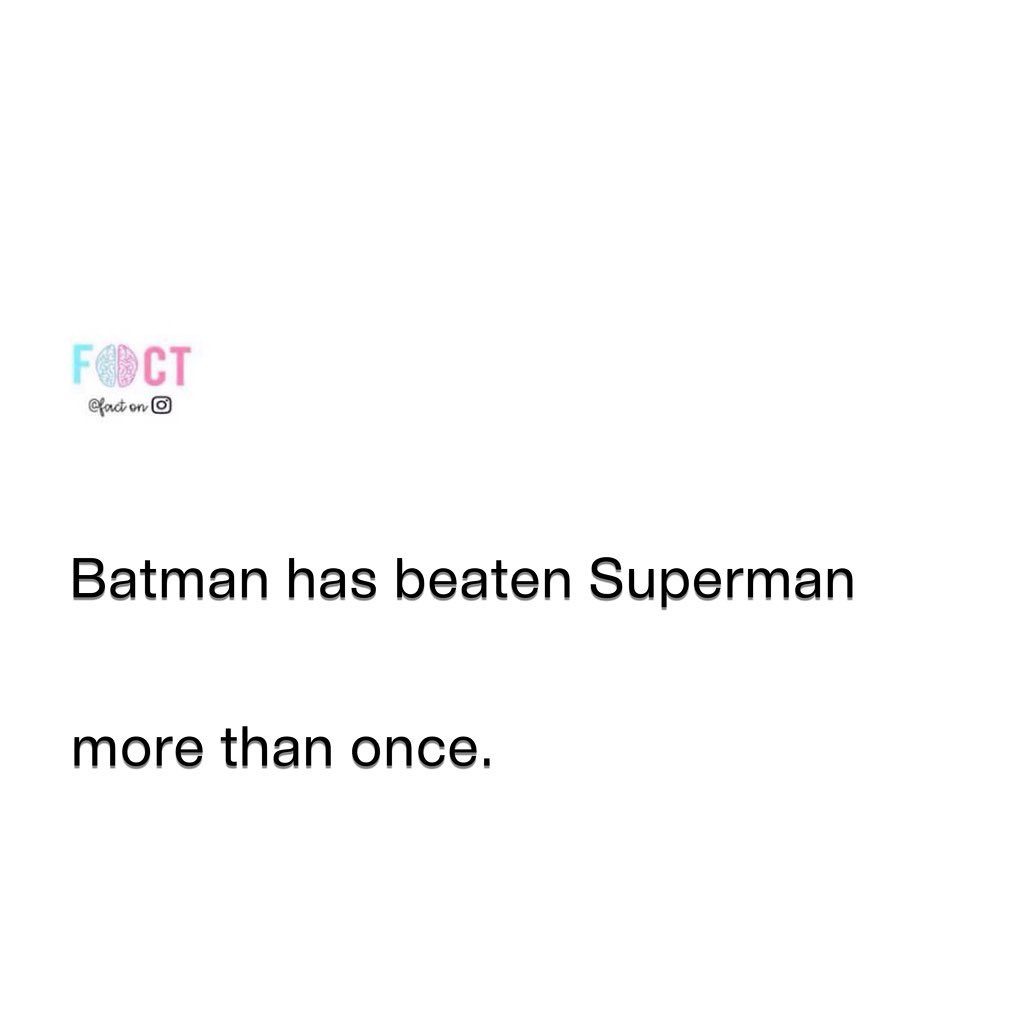 Who Wins? Batman vs Superman Facts